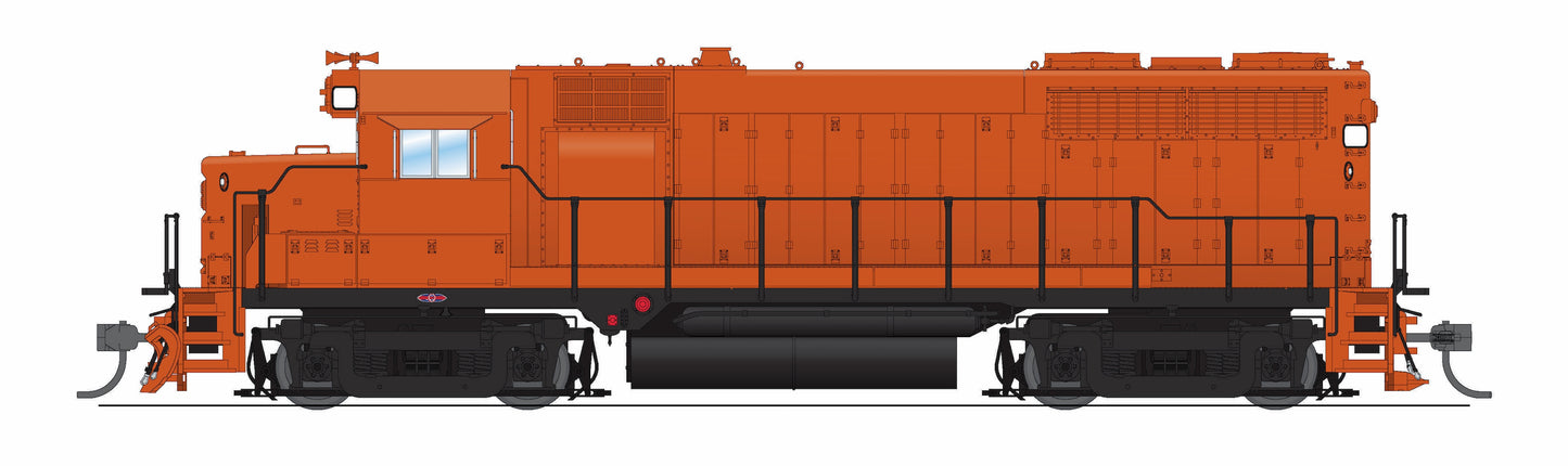 9195 EMD GP35 - Unlettered, Painted Orange - Stealth