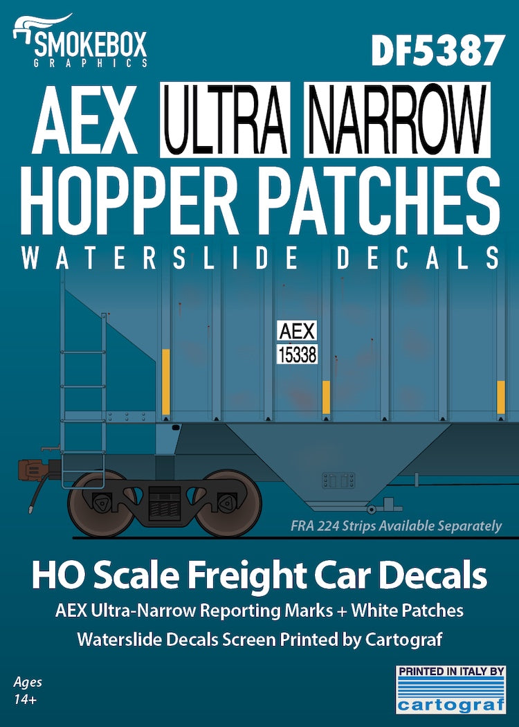 DF5387 AEX Ultra Narrow Hopper Patches