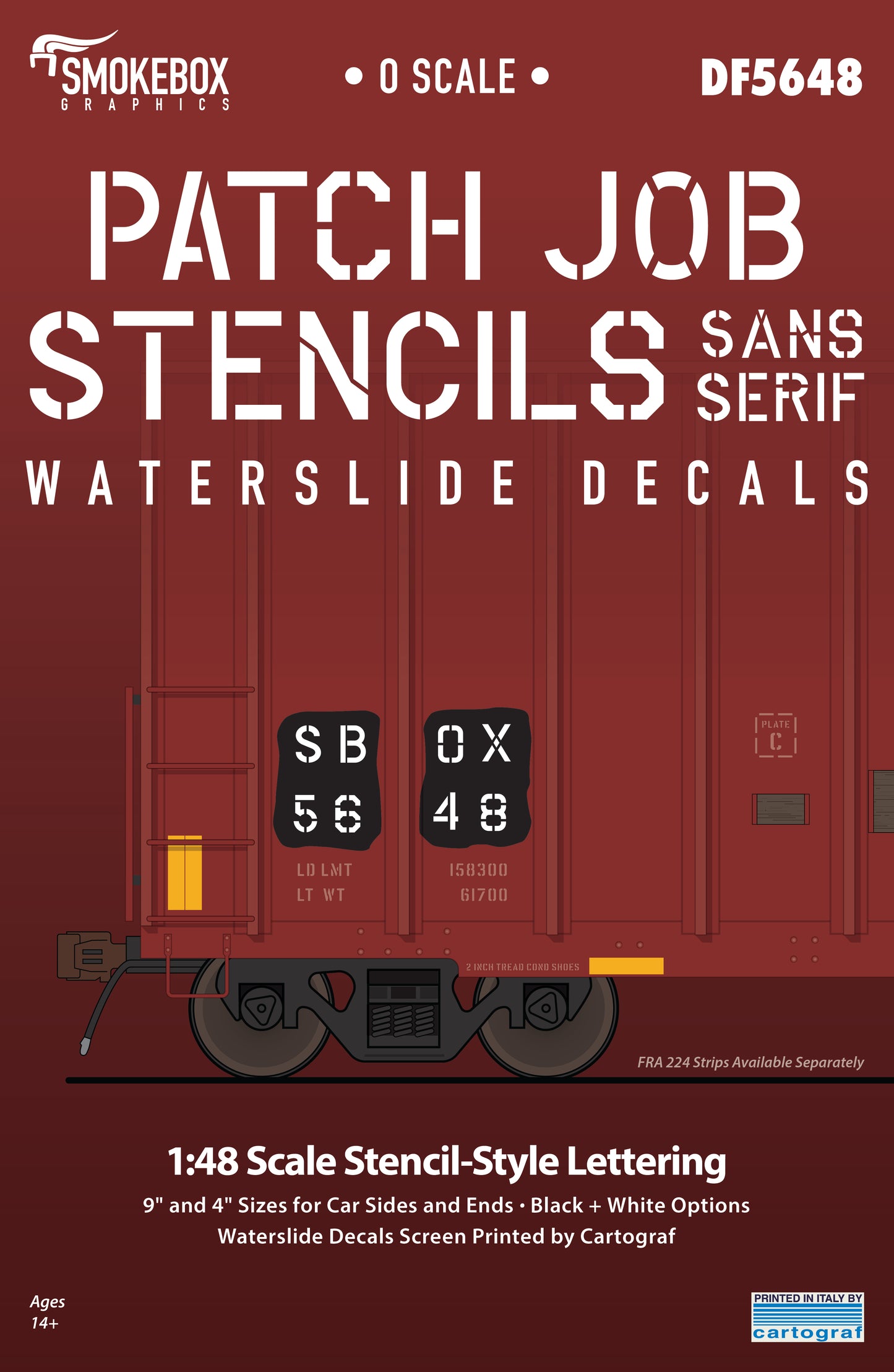 DF5648 *O Scale* Patch Job Stencils