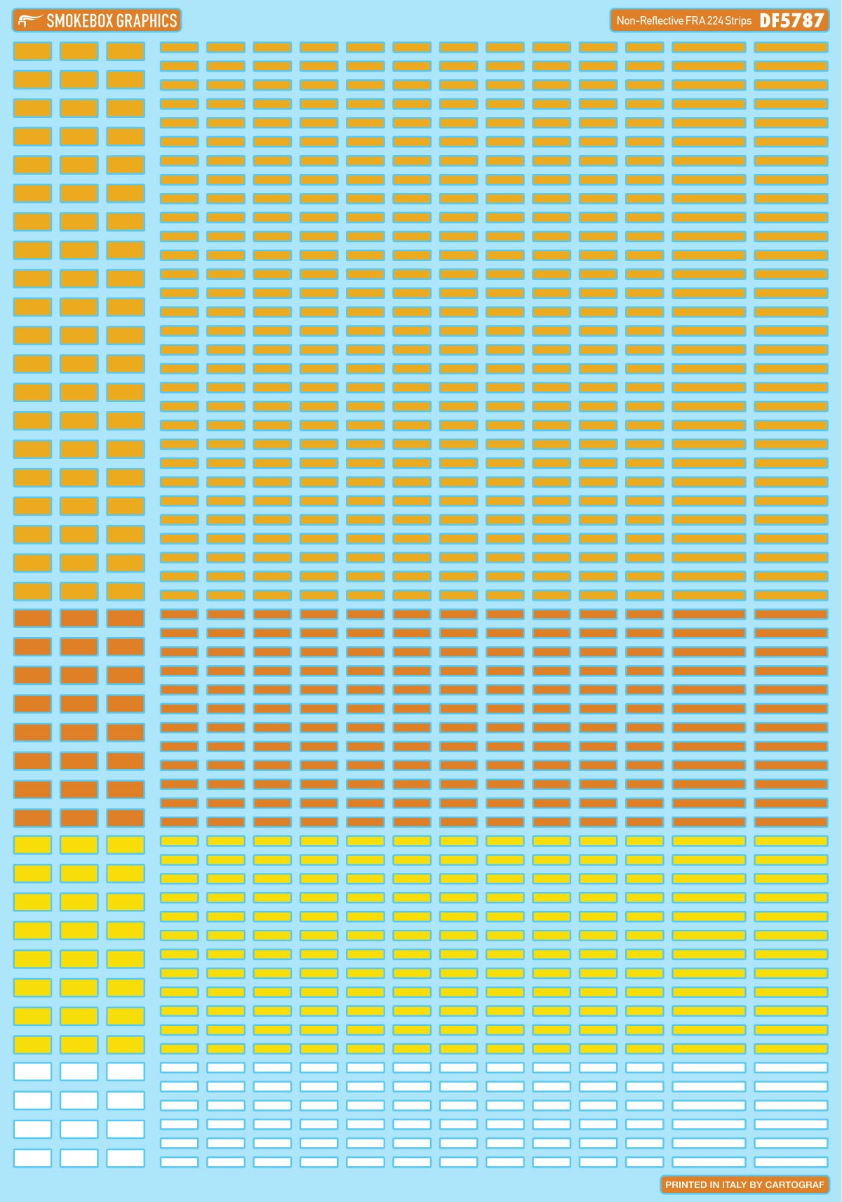 DF5787 Non-Reflective FRA 224 Strips