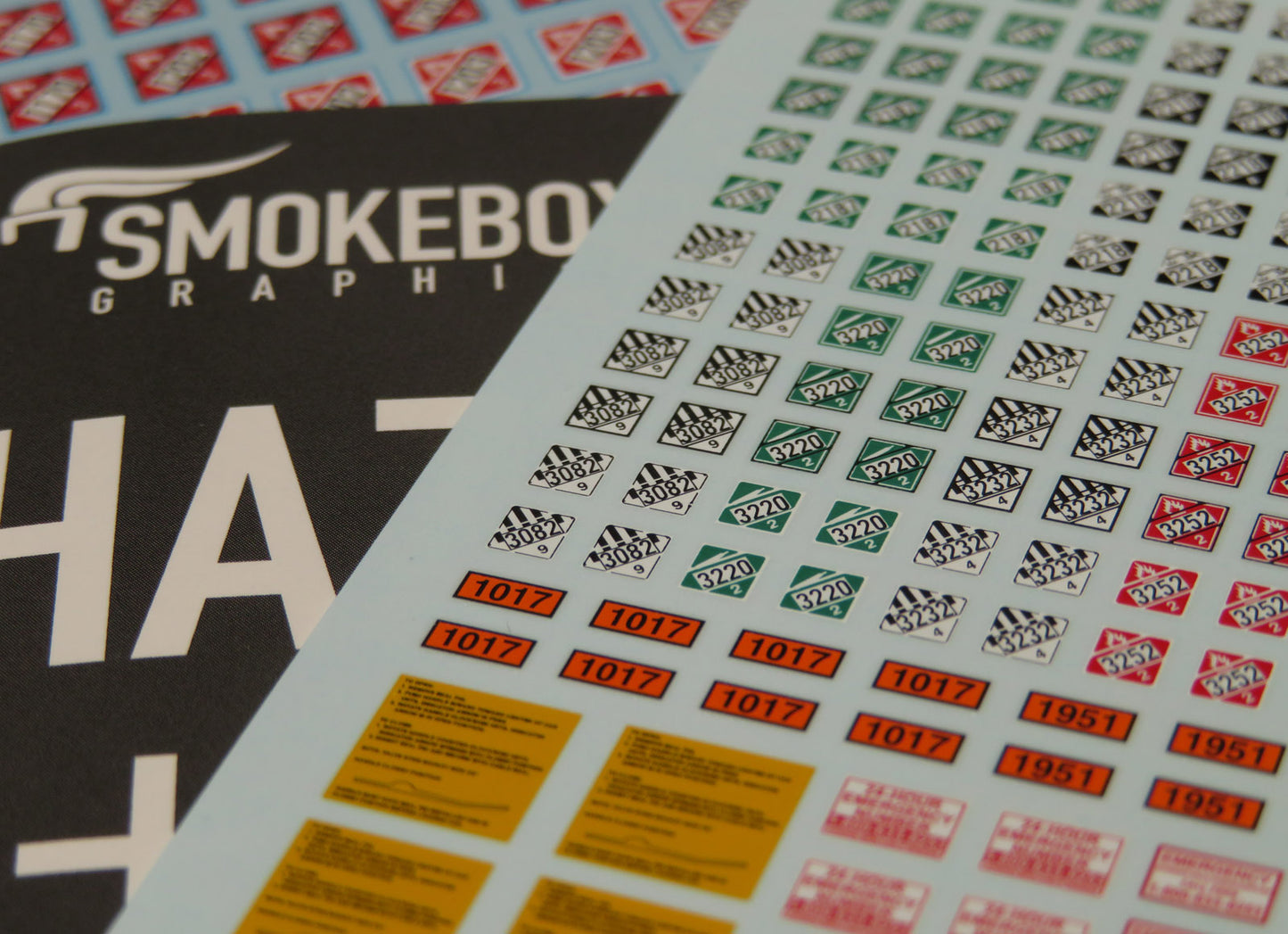 DF7387 Hazmat Placards + Tank Car Data