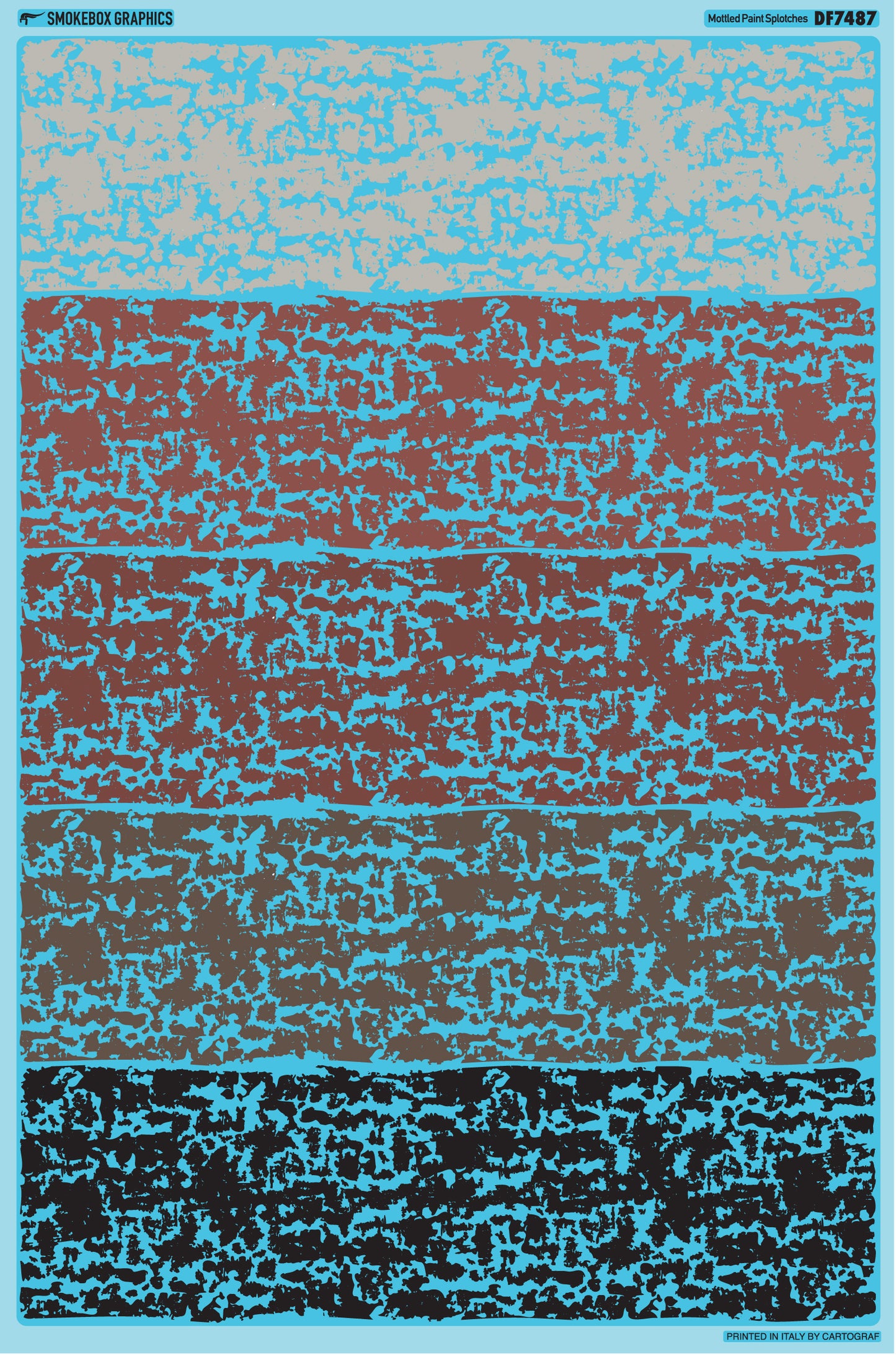 DF7487 Mottled Paint Splotches