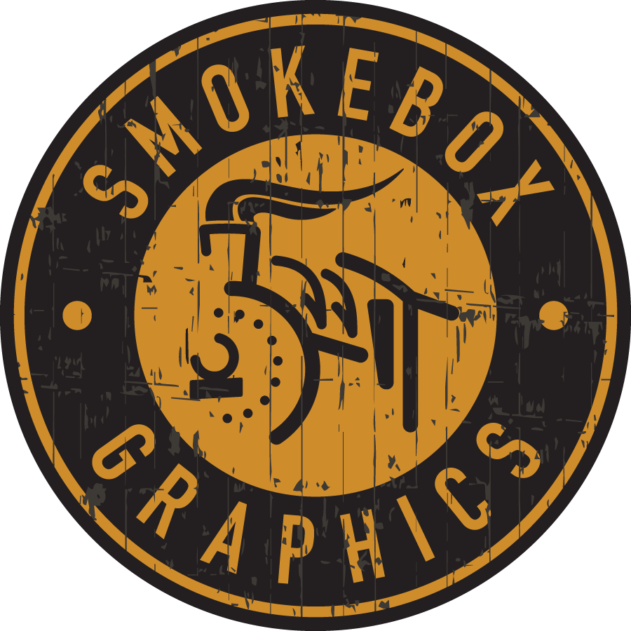 Sticker - Weathered Black/Yellow Circle