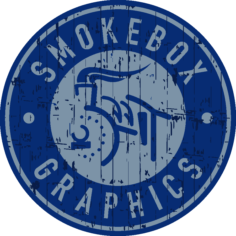 Magnet - Weathered Blue Circle