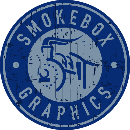 Magnet - Weathered Blue Circle