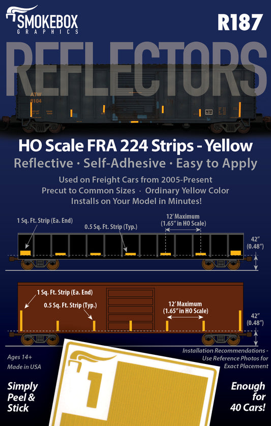 R187 Reflectors - Yellow