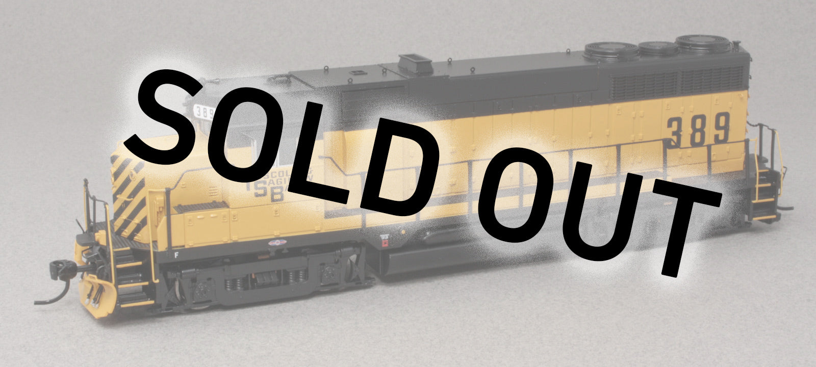 8911 EMD GP35 - Tuscola & Saginaw Bay 389 - Stealth – Smokebox