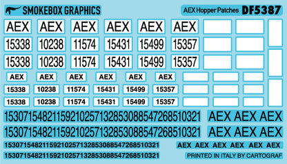 DF5387 AEX Ultra Narrow Hopper Patches