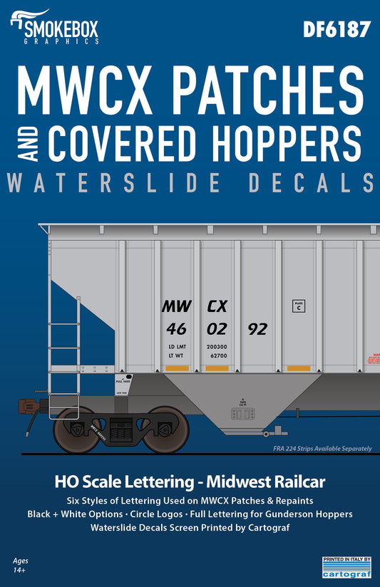 DF6187 MWCX Patches and Covered Hoppers