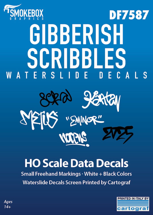 DF7587 Gibberish Scribbles