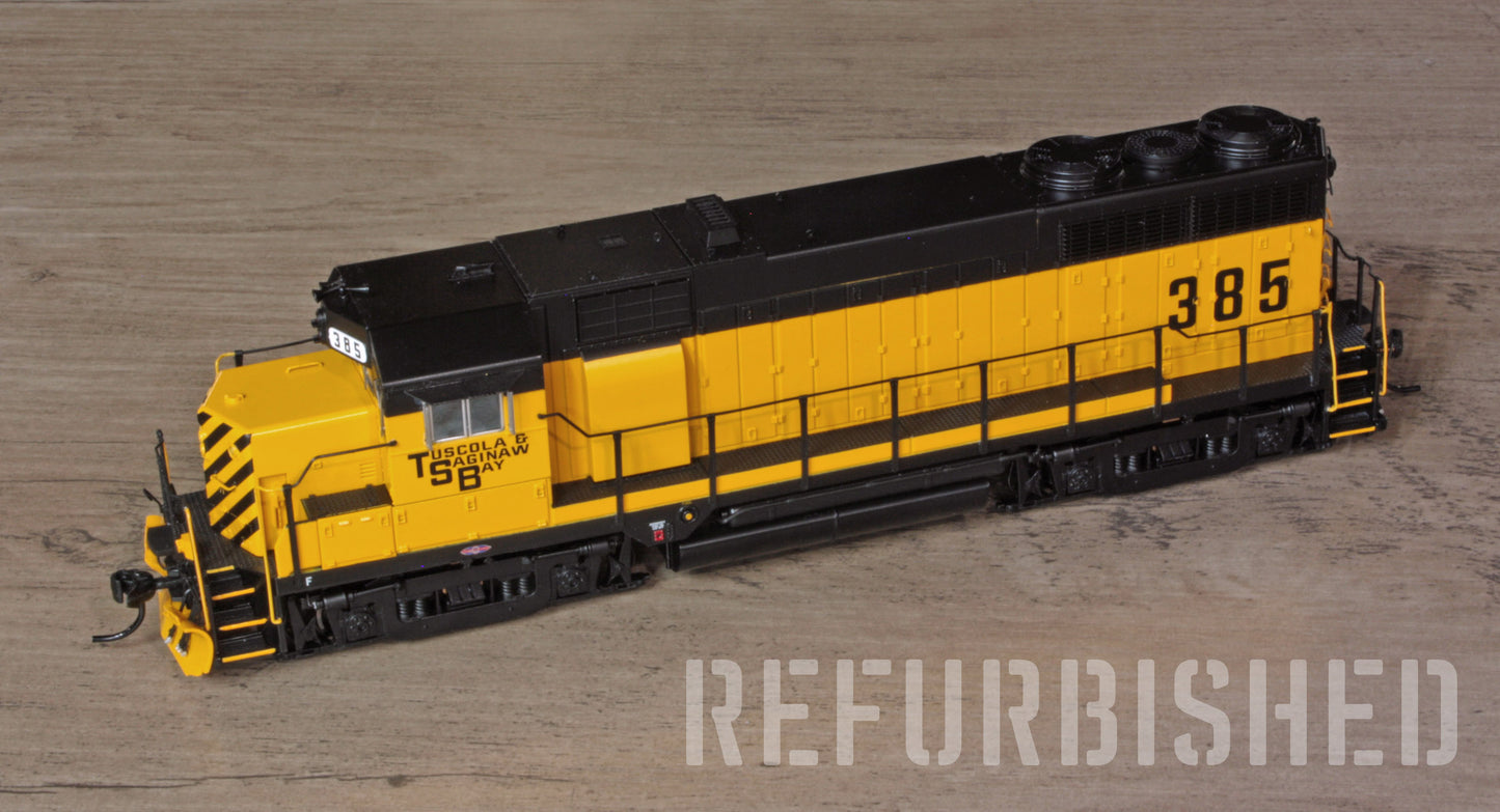 8910 EMD GP35 - Tuscola & Saginaw Bay 385 - Stealth REFURBISHED