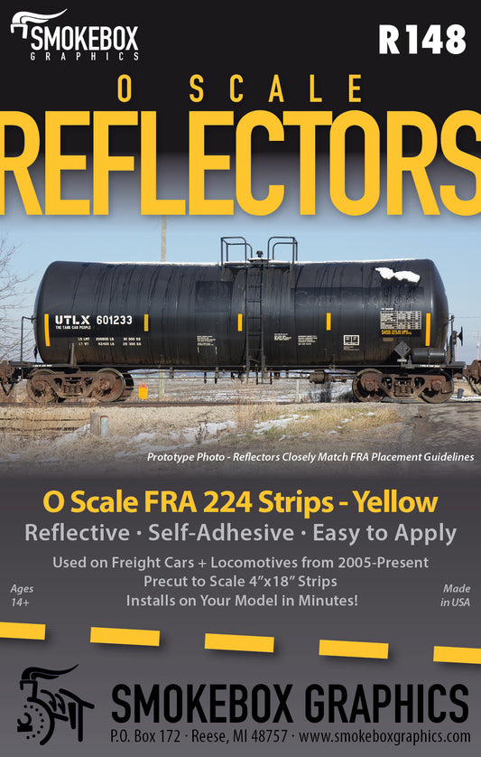 R148 *O Scale* Reflectors - Yellow